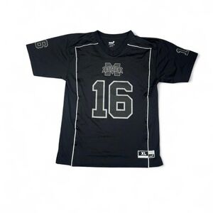 Mississippi State Bulldogs #16 Men's Black Jersey